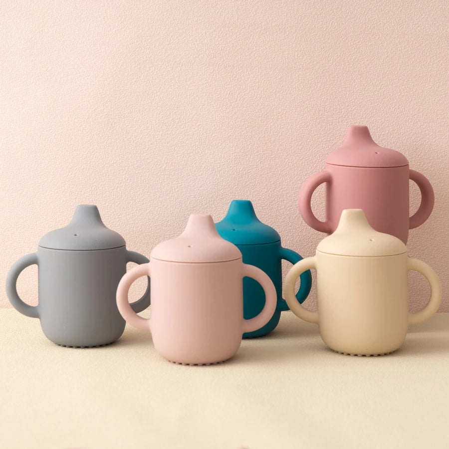 Silicone Straw Sippy Cup