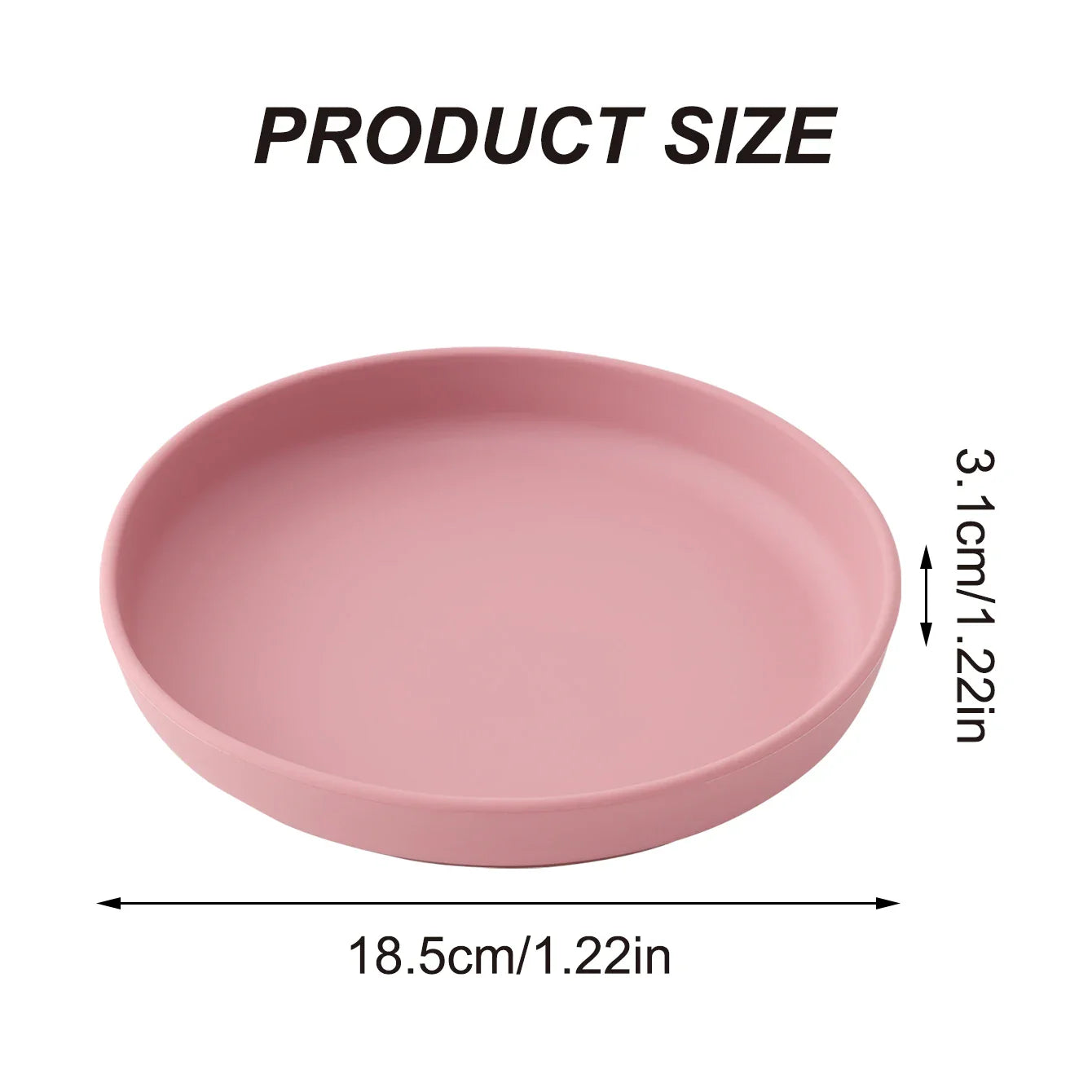 Silicone Baby Plate with Suction